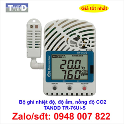 Máy ghi nhiệt độ, độ ẩm, nồng độ CO2 TANDD TR-76Ui-S